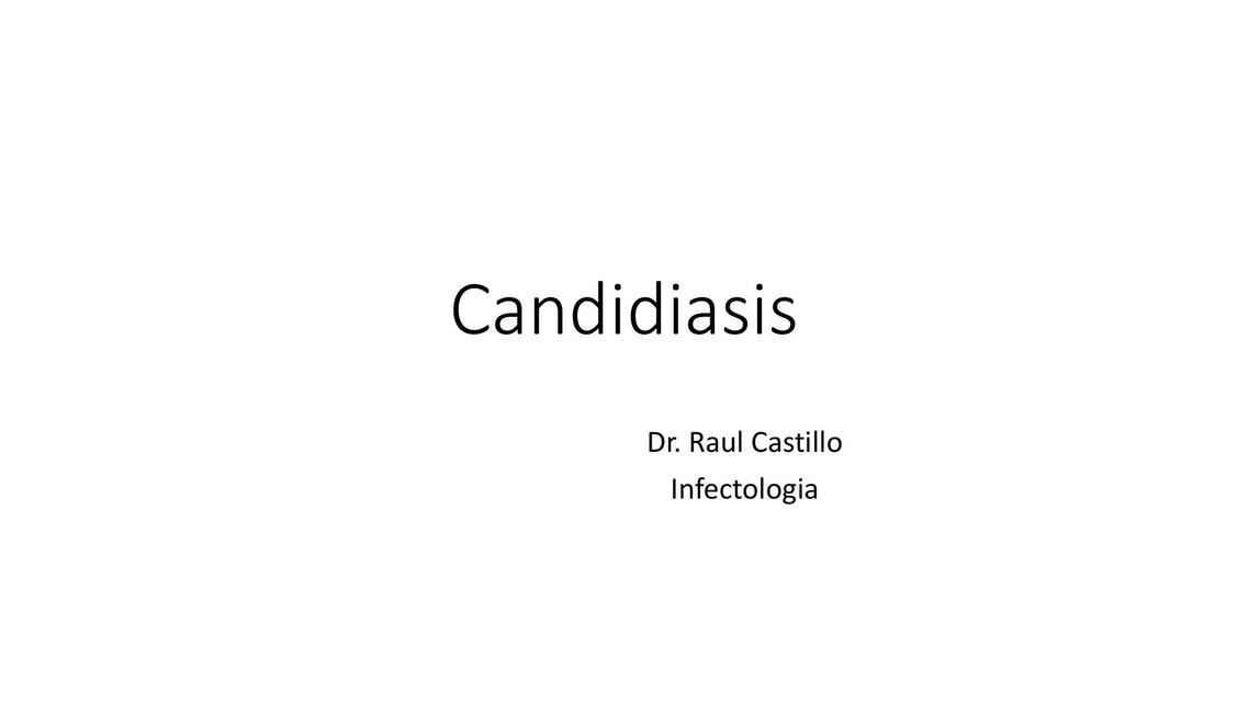 Candidiasis