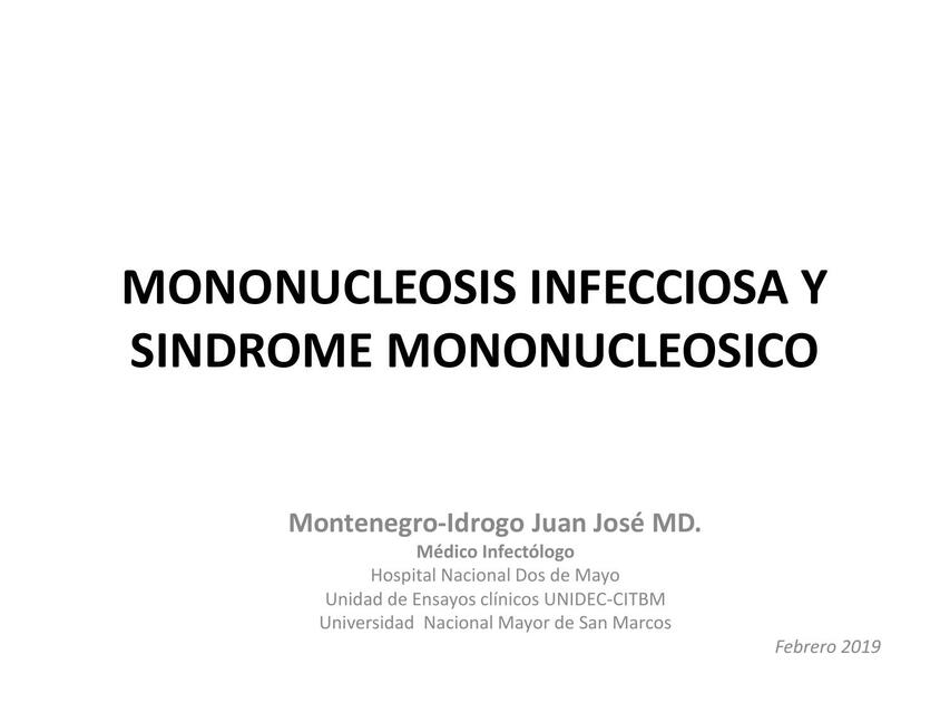 Mononucleosis