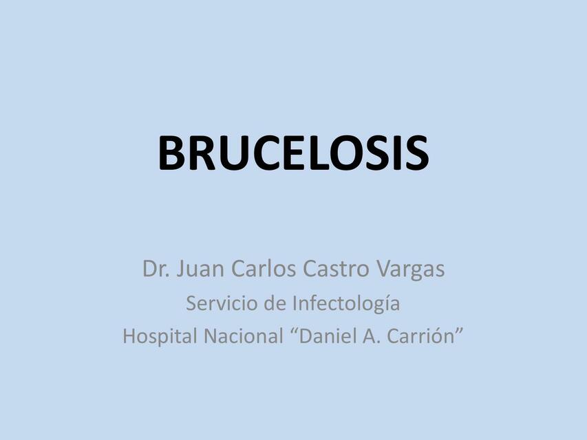 BRUCELOSIS