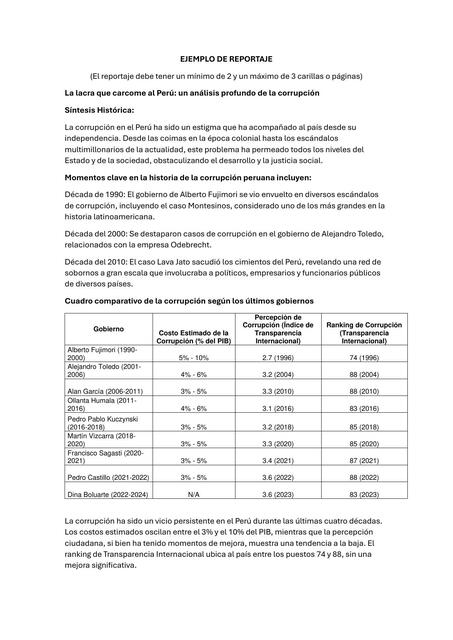 EJEMPLO DE REPORTAJE PARA LA T1