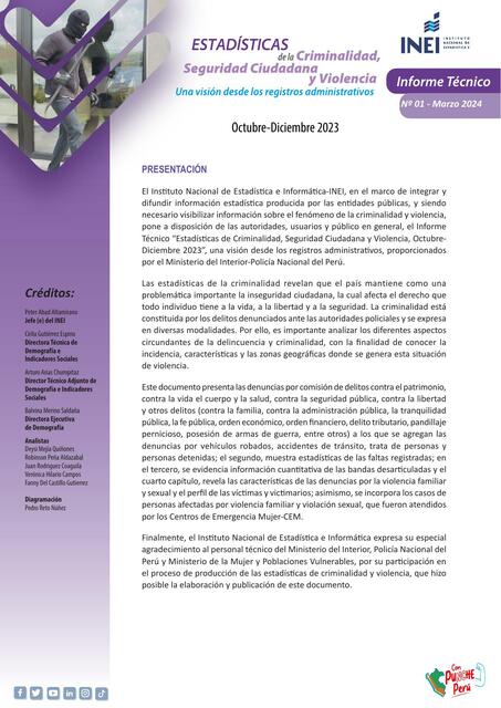 informe de seguridad oct dic