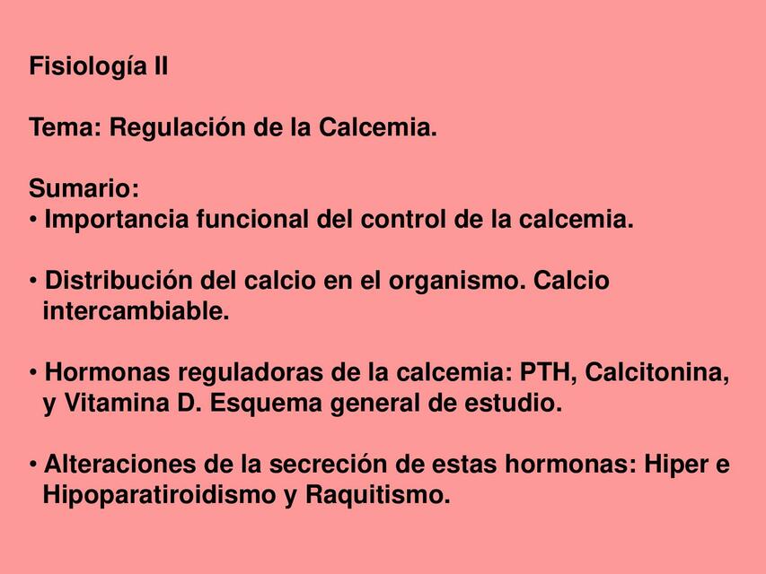 Calcemia