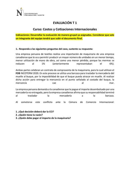 Evaluación T1 caso práctico para el cálculo de la