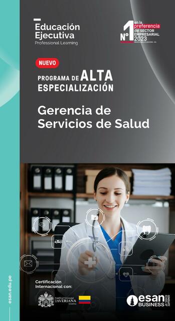 PAE en Gerencia en Servicios de Salud 1