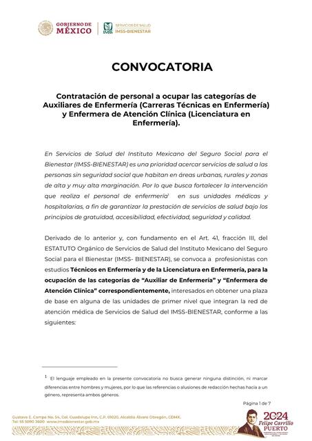 Convocatoria