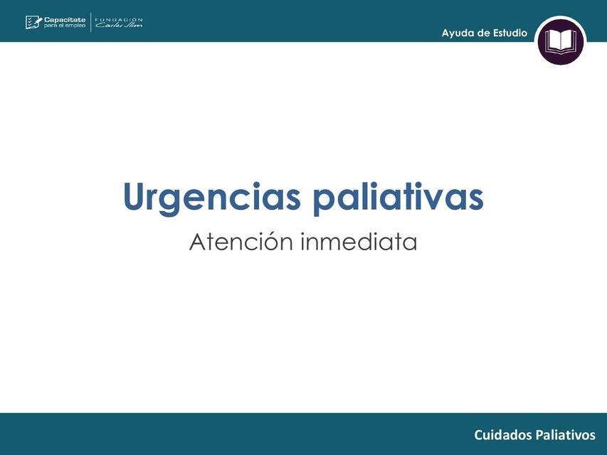 Urgencias paliativas 1