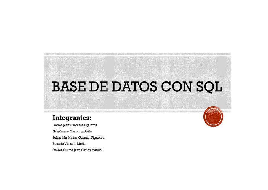 TRABAJO FINAL SQL