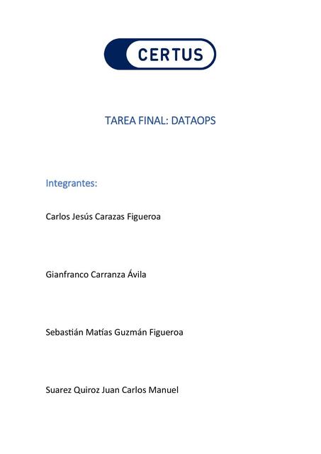 PROYECTO FINAL DATAOPS