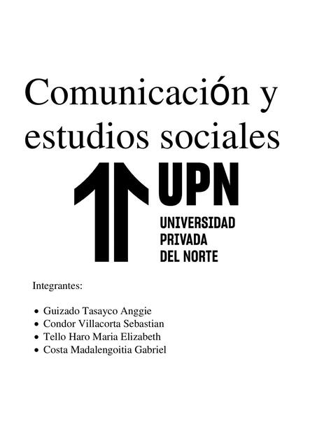 comunica y estudios sociales 12