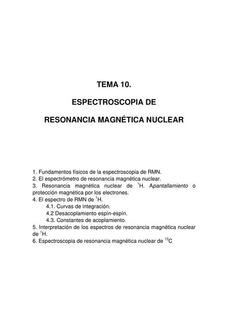 Espectroscopia RMN