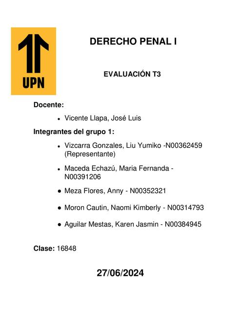 T3 Grupo 1 Derecho Penal I 1