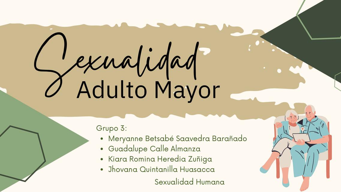 Sexualidad Adulto Mayor Semana 8 Angelica Udocz