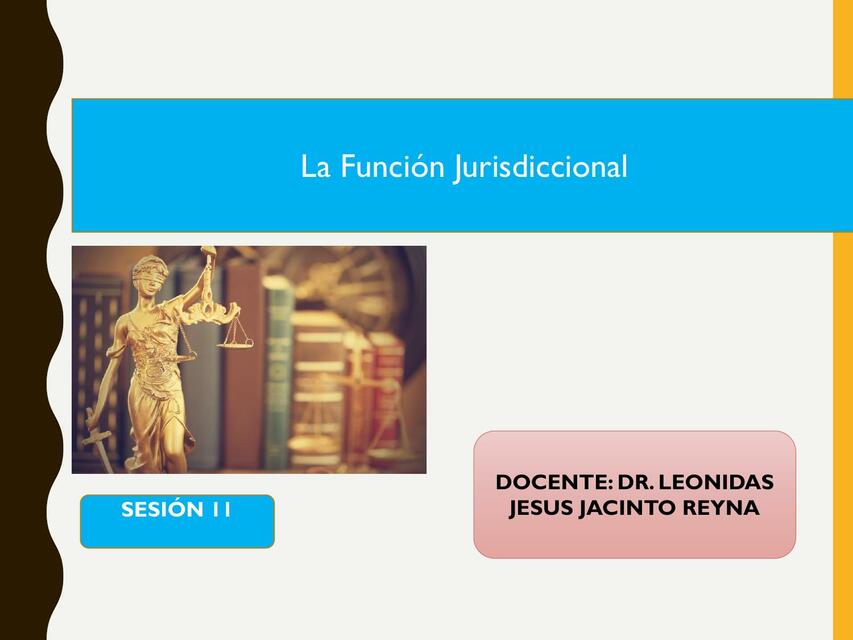 Semana 11 PPT Teoría General del Proceso