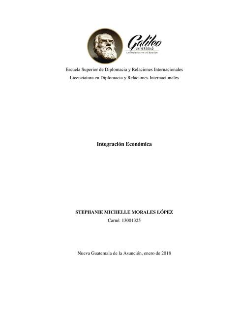 Lectura Integración Económica 2