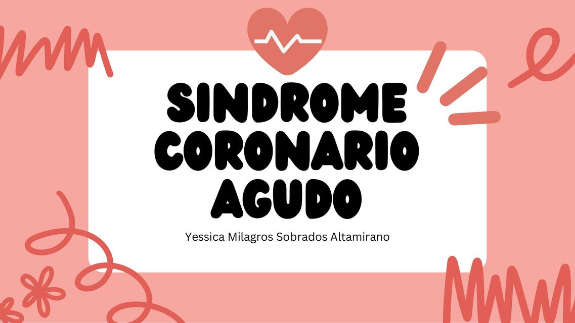 Síndrome coronario agudo