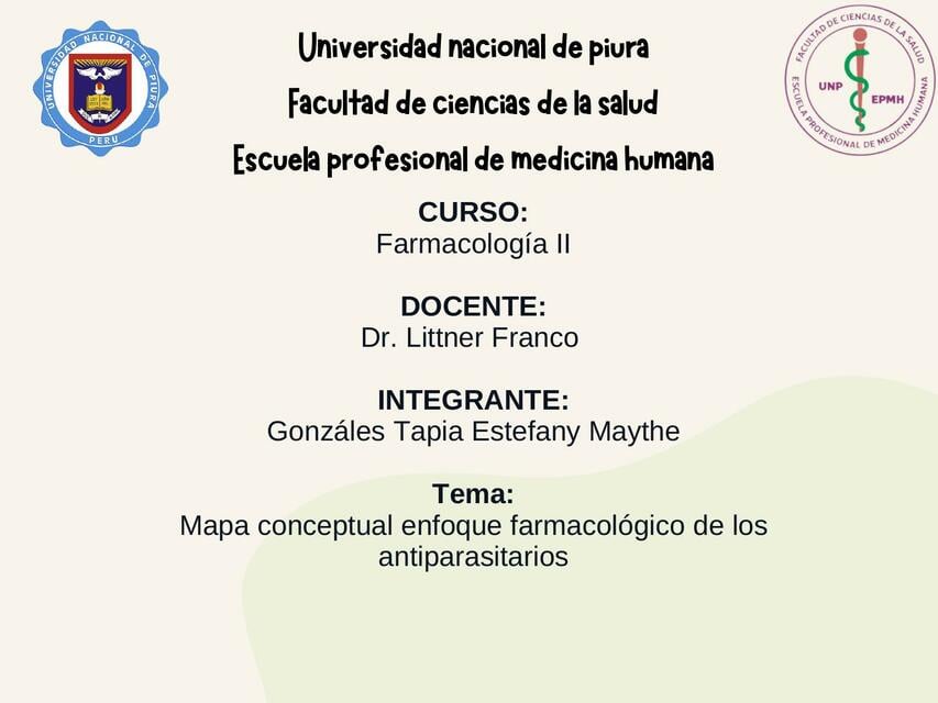 Mapa conceptual enfoque farmacológico de los antip | ESTEFANY MAYTHE ...