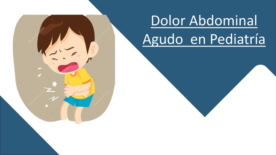 Dolor Abdominal Agudo y Cronico en Pediatria