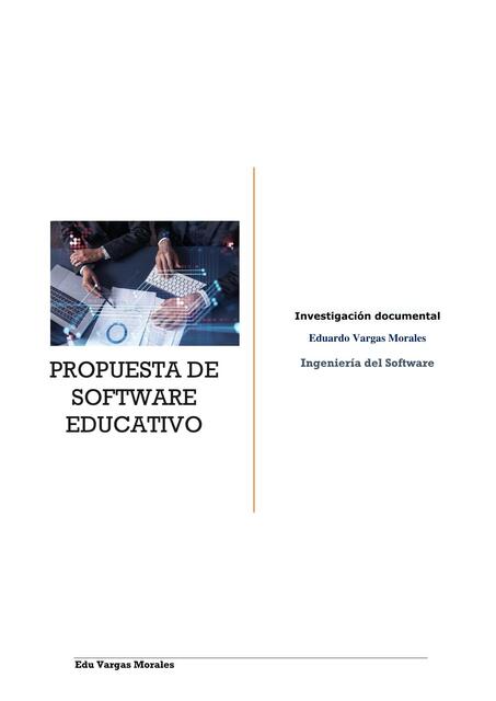 Propuesta de software educativo 