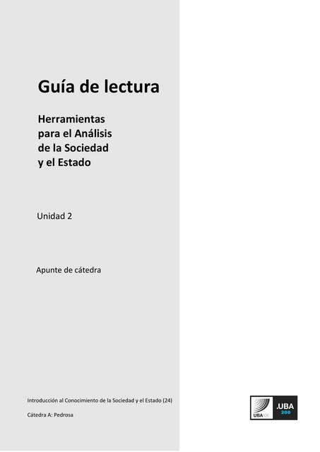 Guía de lectura Herramientas