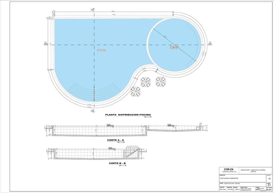 ARQUITECTURA PISCINA