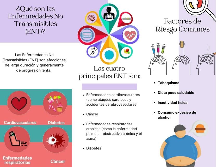 Folleto Enfermedades no transmisibles | Faiber Dubal | uDocz