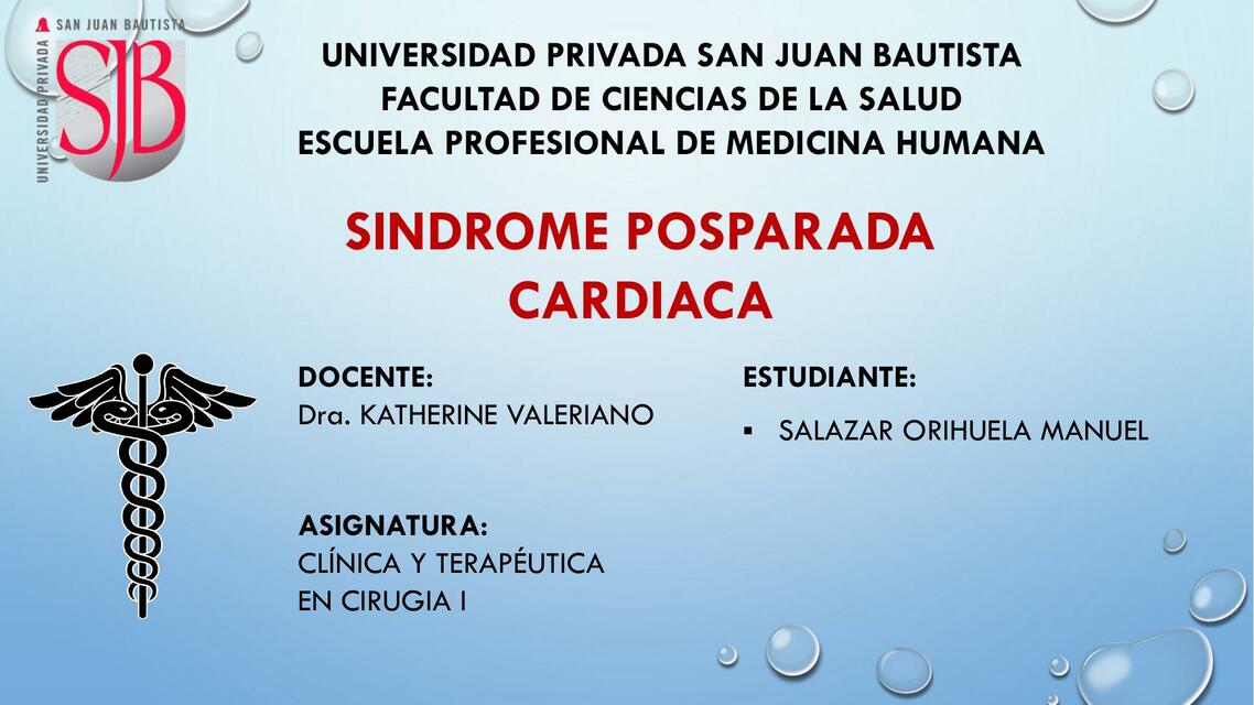 SD POSTPARADA CARDIACA