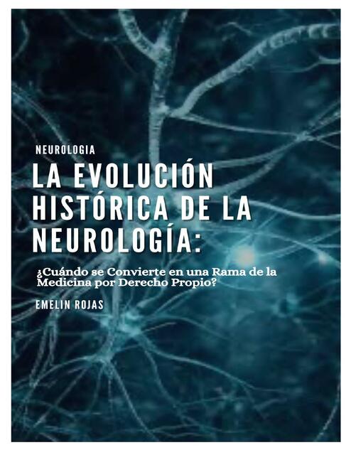 Ensayo de la historia de la neurología