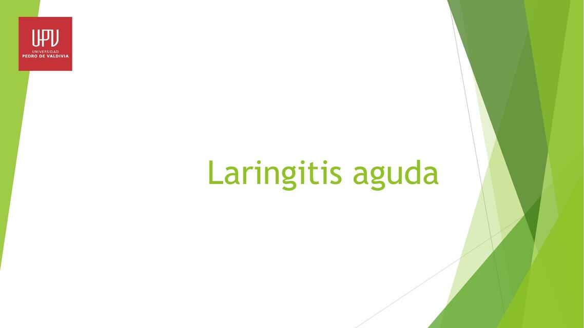 Laringitis