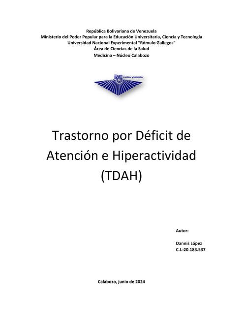 El Trastorno por Déficit de Atención e Hiperactivi