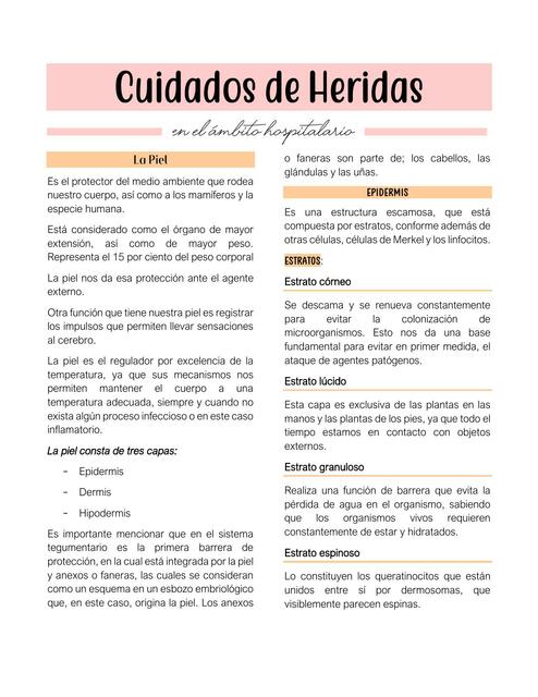 Cuidados de heridas