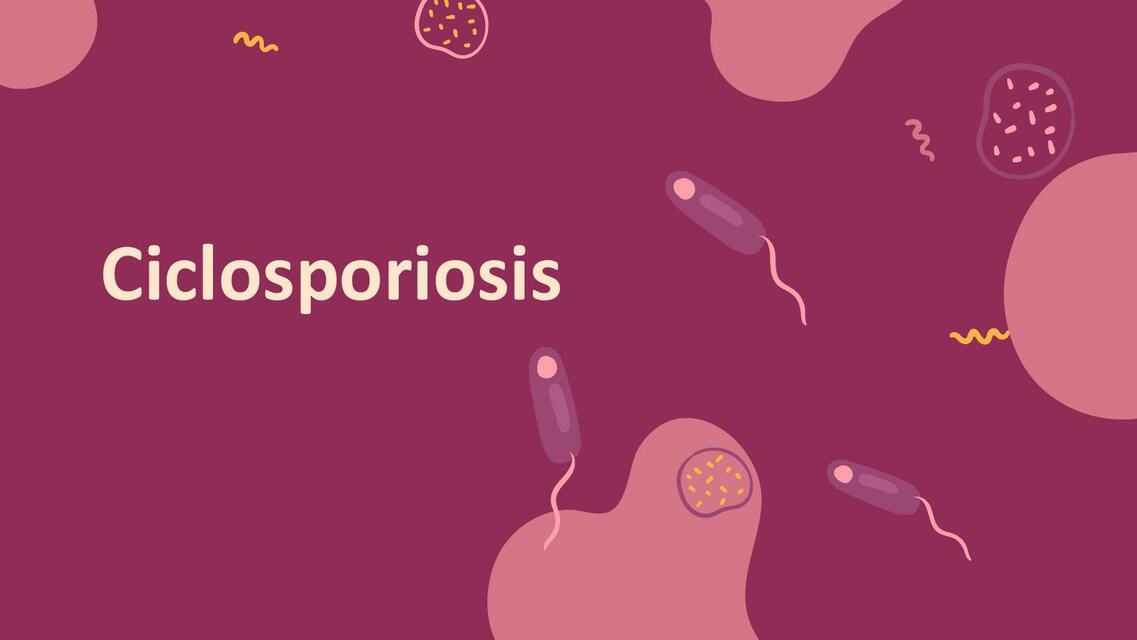 Ciclosporiosis diapos