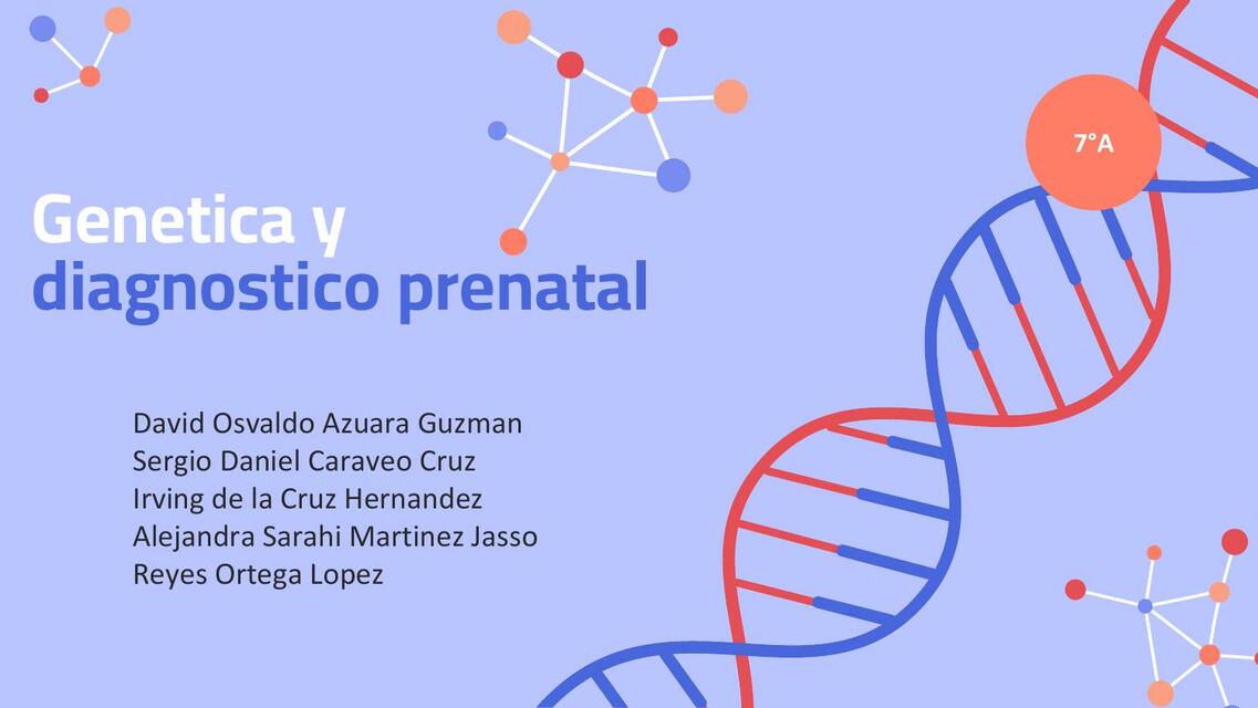 Genética y diagnóstico prenatal