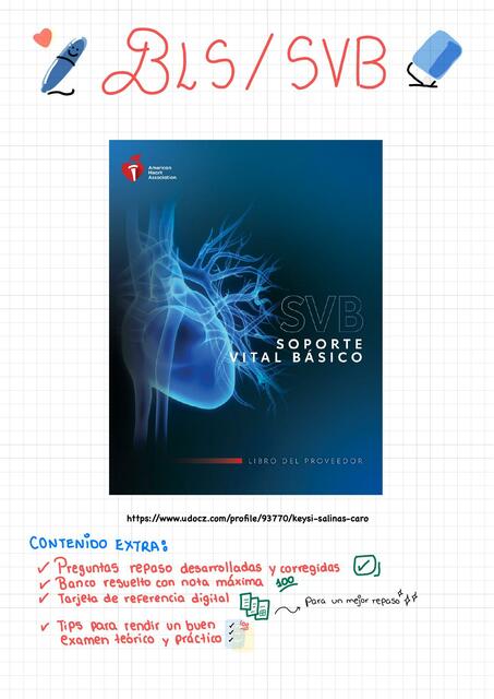 BLS / SVB SOPORTE VITAL BÁSICO - INFO COMPLETA