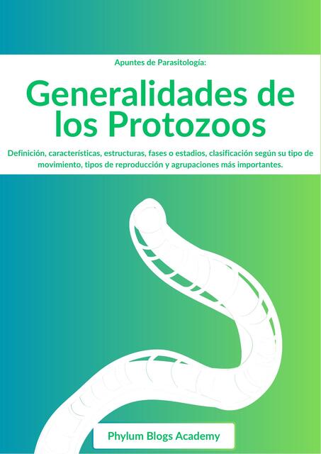 Generalidades de los Protozoos