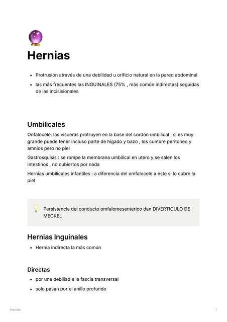 hernias