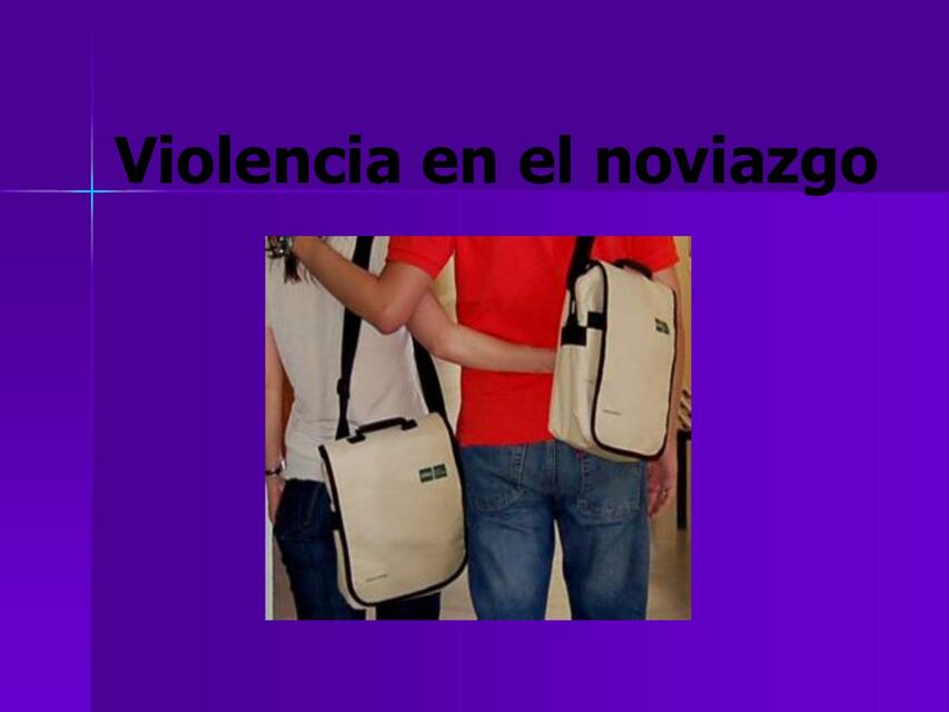 Violencia en el noviazgo