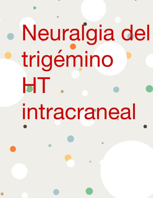 Neuralgia Del TrigeImino