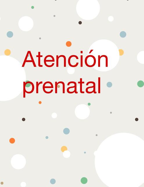 AtencioIn Prenatal