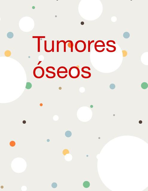 Tumores Oseos