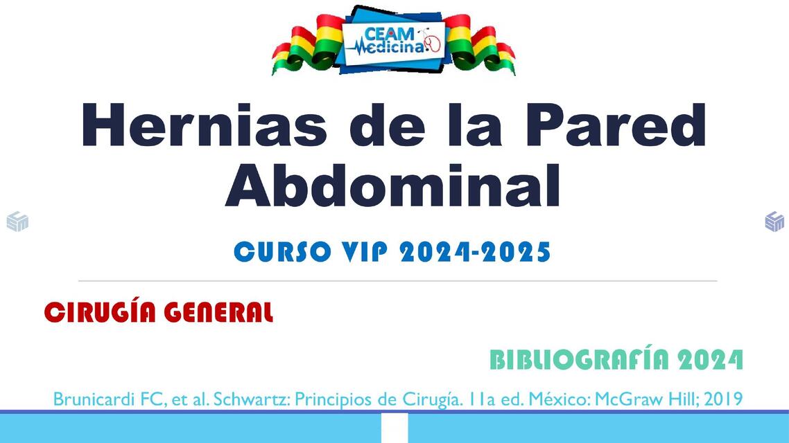 CURSO VIP CIRUGIA CLASE 3 Hernias de pared abdomin