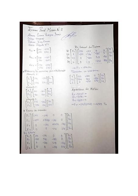 PRIMER PREGUNTA DEL EXAMEN PARCIAL DE METODOS NUMERICOS 2