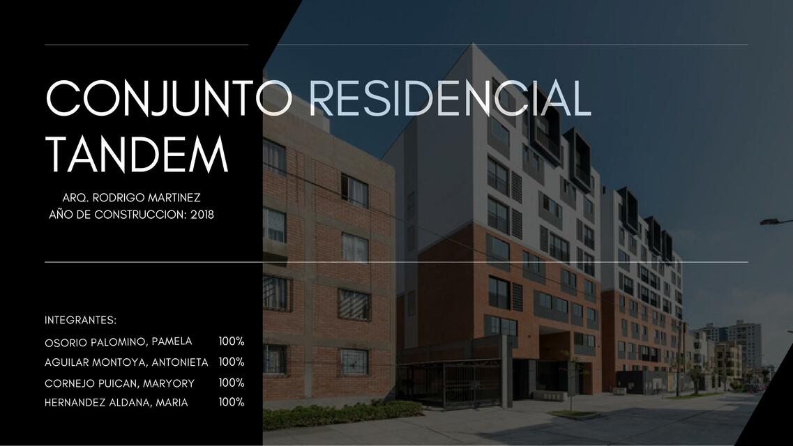 Conjunto Residencial Tandem