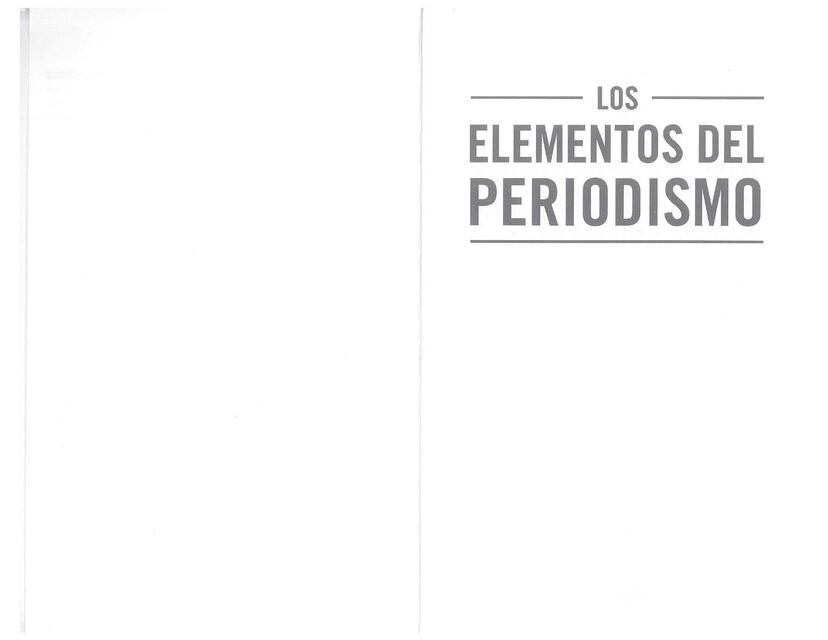 LOS ELEMENTOS DEL PERIODISMO