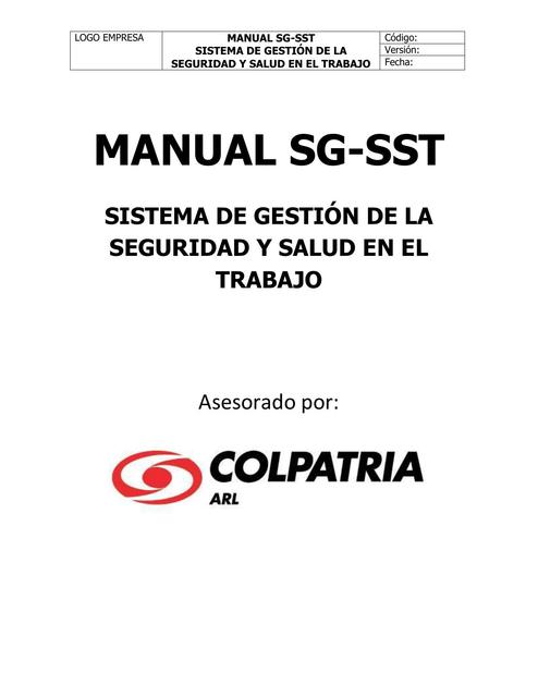 MANUAL SG SST