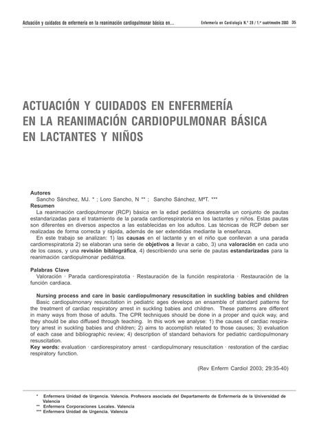 RCP PEDIATRICO