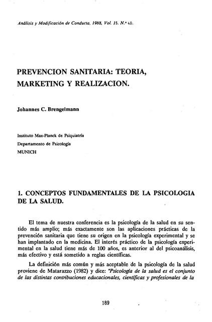 Dialnet PrevencionSanitaria