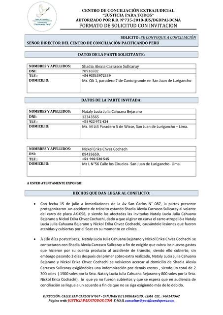 t2CONSULTORIO JURIDICO ACTA DE NO CONCILIACIÓN