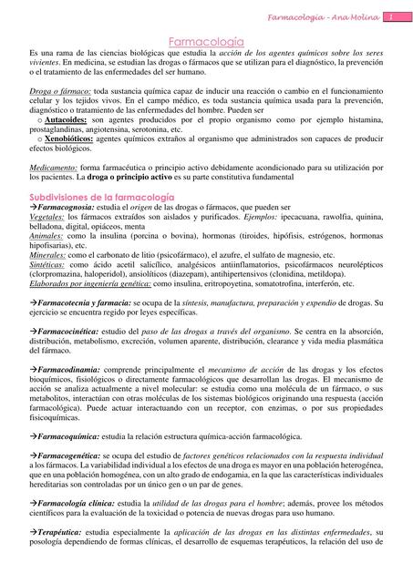 1 Farmacocinética y farmacodinamia interacciones f