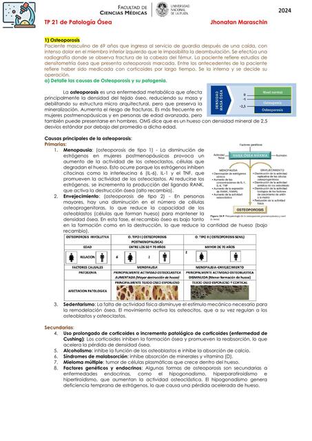 TP 21 de Patología Ósea