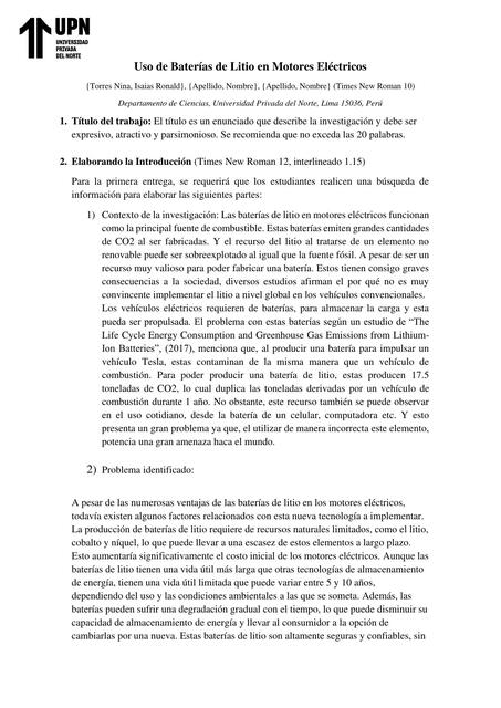 Entregable Avance 1 Proyecto de investigación UPN